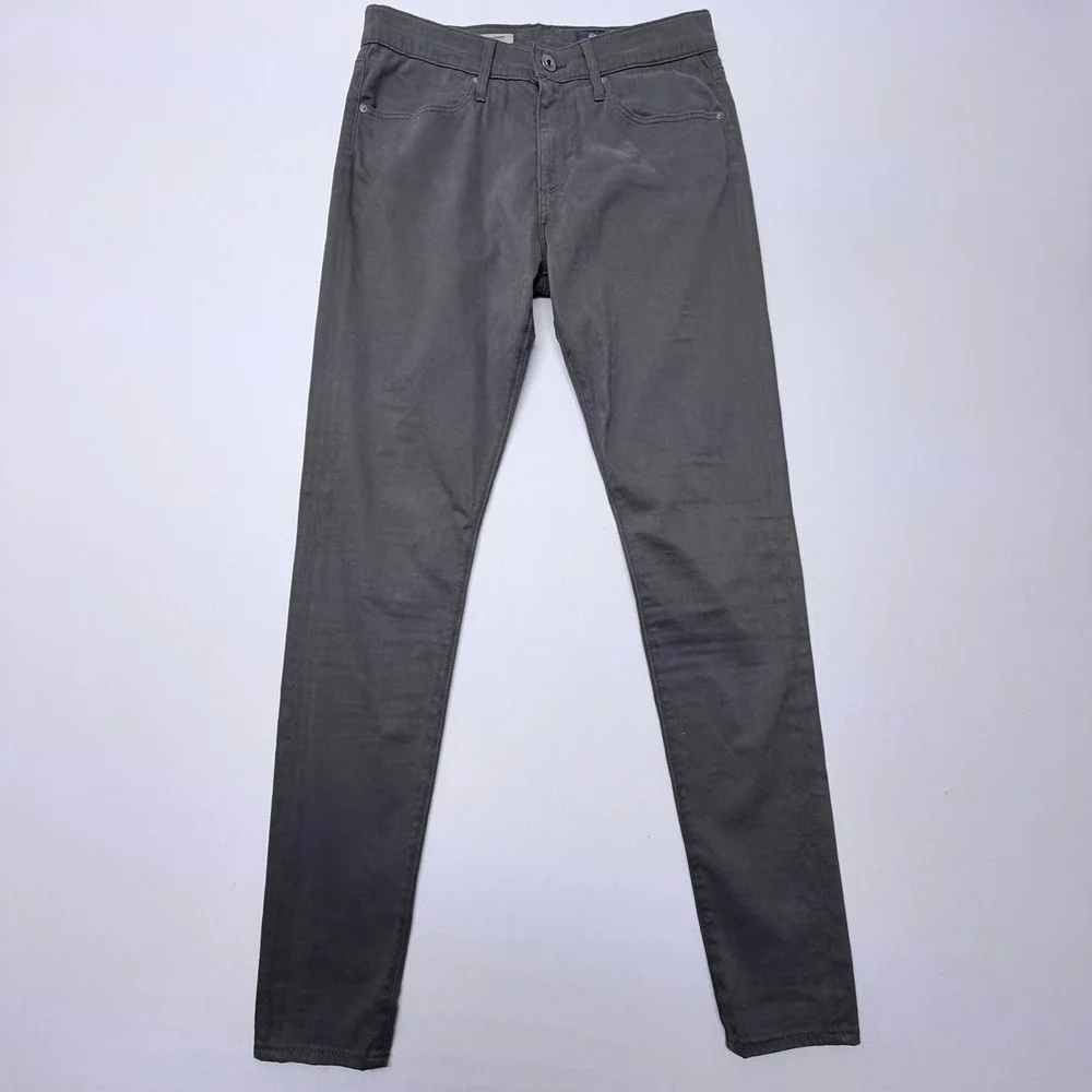 AG Adriano Goldschmied Farrah Skinny High Rise Jeans Grey 29R